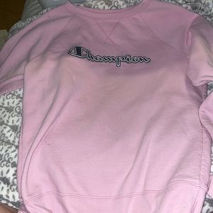 Pink champion hoodie